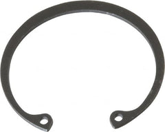 Value Collection - 1-1/2" Nominal, 0.05" Thick, Phosphate Finish, Spring Steel Snap Internal Retaining Ring - 0.056" Groove Width, 0.047" Groove Depth, 1.594" Groove Diam - Caliber Tooling