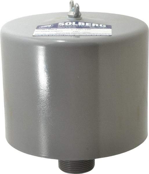 Made in USA - 1-1/4" Port, 6" High x 6" Wide, FRL Filter - 80 SCFM, 220°F Max - Caliber Tooling