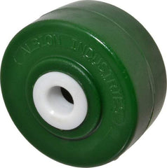 Albion - 4 Inch Diameter x 2 Inch Wide, Polyurethane Caster Wheel - 1,000 Lb. Capacity, 2-3/16 Inch Hub Length, 3/4 Inch Axle Diameter, Delrin Bearing - Caliber Tooling