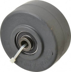 Albion - 4 Inch Diameter x 2 Inch Wide, Polyurethane Caster Wheel - 1,400 Lb. Capacity, 2-7/16 Inch Hub Length, 1/2 Inch Axle Diameter, Precision Ball Bearing - Caliber Tooling