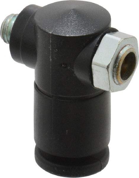 ARO/Ingersoll-Rand - 10-32 Male NPT x 5/32" Female NPT Right Angle Flow Control Valve - Caliber Tooling