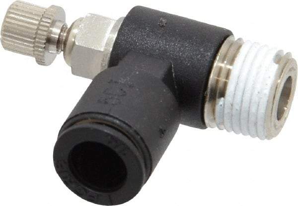 Legris - 1/8 Male NPT x 1/4" Tube OD Miniature Exhaust Valve - Caliber Tooling