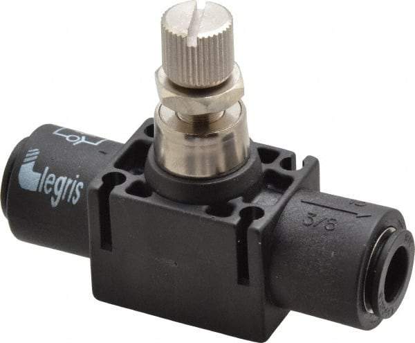 Legris - 3/8" Tube OD Inline Flow Control Valve - Caliber Tooling