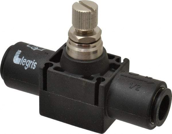 Legris - 12mm Tube OD Inline Flow Control Valve - Caliber Tooling