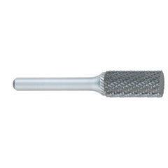 ‎SA-2 -8mm × 19mm LOC × 6mm Shank × 50mm OAL Cylindrical Carbide Medium Tough Cut Burr - Caliber Tooling