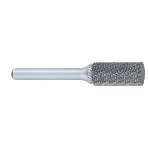 ‎SA-11 -1/8 × 1/2 LOC × 1/4 Shank × 2 OAL Cylindrical Carbide Medium Tough Cut Burr - Caliber Tooling