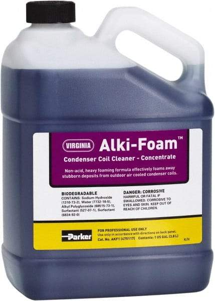 Parker - 5 Gal HVAC Coil Cleaner - For Cleaning Fin & Tube Surfaces of Outdoor A/C & Refrigeration Condensers Additional Information Outdoor Condenser Coil Cleaner - Caliber Tooling