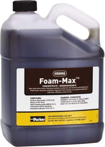 Parker - 1 Gal HVAC Coil Cleaner - For Extra Tough Cleaning Jobs - Caliber Tooling
