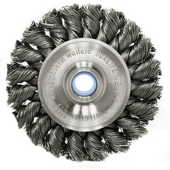 ‎3″ Standard Twist Knot Wire Wheel, .020″ Steel Fill, 1/2″-3/8″ Arbor Hole - Caliber Tooling