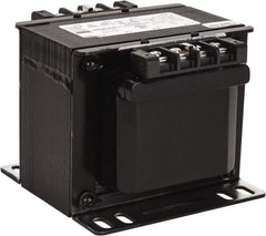 Sola/Hevi-Duty - 1 Phase, 0.5 kVA, Control Transformer - 2 Input, 1 Output Winding, 60, 50/60 at 220 V x 440 V, 50/60 at 230 V x 460 V Hz, 6.31 Inch Deep x 4.53 Inch High, 131°F Temp Rise - Caliber Tooling