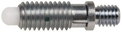 Gibraltar - 1/4-20, 1/2" Thread Length, 0.144" Max Plunger Diam, 1 Lb Init to 5 Lb Final End Force, Locking Knob Handle Plunger - Knobless Threaded Stud, 5/8" Length Under Head/Shoulder, 1/8" Plunger Projection - Caliber Tooling