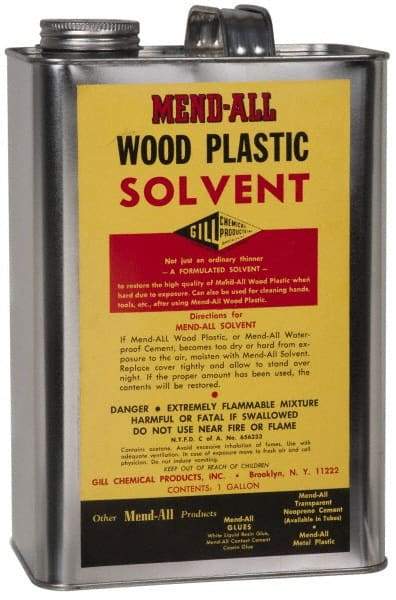 MendAll - 32 oz Wood Filler Solvent - Clear, Solvent Base - Caliber Tooling