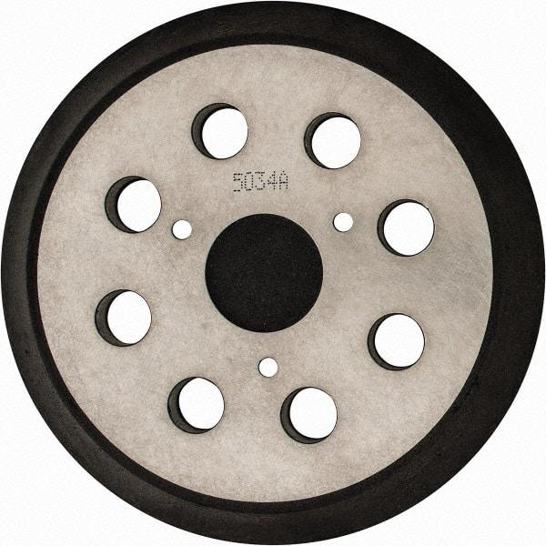 DeWALT - 5" Diam Hook & Loop Disc Backing Pad - Medium Density, 12 RPM - Caliber Tooling