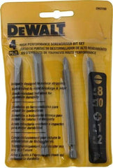 DeWALT - 4 Piece, Bit Set - Phillips, Slotted Point - Caliber Tooling