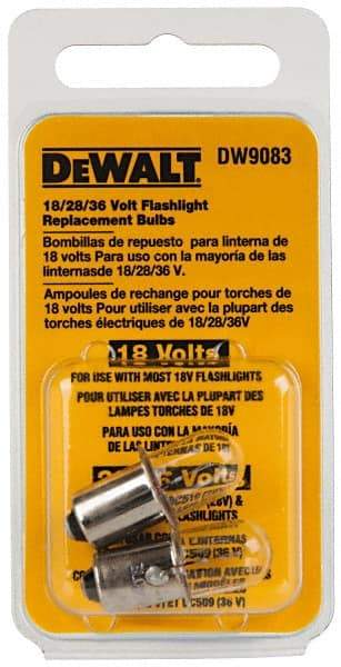 DeWALT - 18 Volt, Halogen Portable Work Light Replacement Bulb - Use with DW9083 - Caliber Tooling