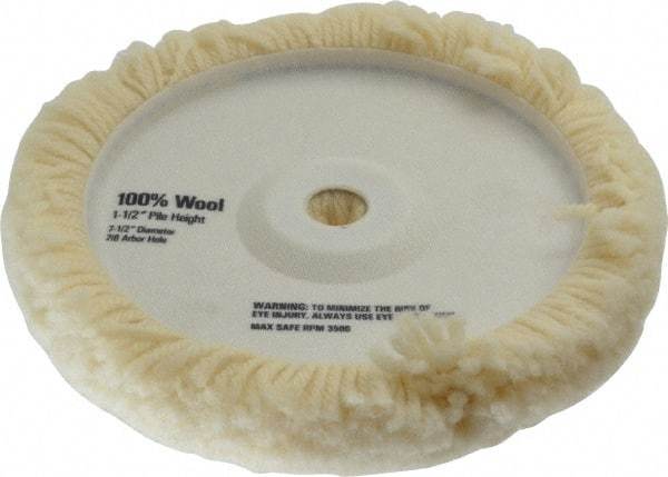 DeWALT - 7-1/2" Diam x 1-1/2" Thick Unmounted Buffing Wheel - Polishing Wheel - Caliber Tooling