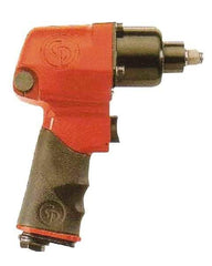 Chicago Pneumatic - 3/8" Drive, 6,800 RPM, 180 Ft/Lb Torque Impact Wrench - Pistol Grip Handle, 1,800 IPM, 14 CFM, 90 psi, 1/4" NPT Inlet - Caliber Tooling