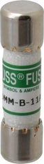 Cooper Bussmann - 1,000 VAC/VDC, 11 Amp, Fast-Acting General Purpose Fuse - 38.1mm OAL, 10mm Diam - Caliber Tooling