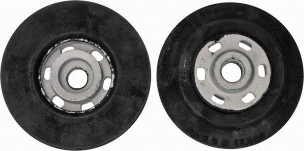 Made in USA - 4" Diam Disc Backing Smooth Backing Pad - Soft Density, 12,000 RPM - Caliber Tooling