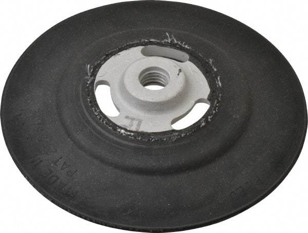 Made in USA - 7" Diam Disc Backing Smooth Backing Pad - Soft Density, 7,000 RPM - Caliber Tooling