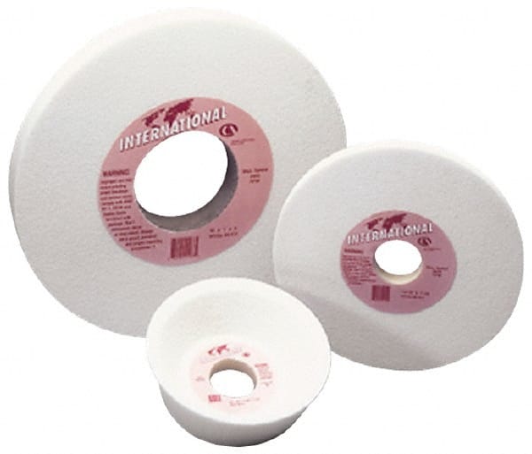 Grier Abrasives - 7" Diam x 1-1/4" Hole x 1/4" Thick, L Hardness, 80 Grit Surface Grinding Wheel - Caliber Tooling