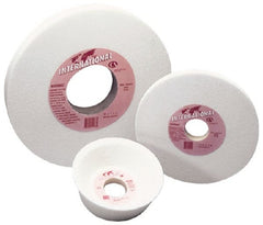 Grier Abrasives - 10" Diam x 3" Hole x 1" Thick, K Hardness, 60 Grit Surface Grinding Wheel - Caliber Tooling