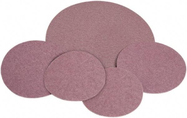 Standard Abrasives - 4" Diam, 180 Grit Aluminum Oxide Adhesive PSA Disc - Very Fine Grade, Flexible, 7,000 Max RPM - Caliber Tooling