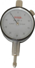 SPI - 0.25 Inch Range, 0-25-0 Dial Reading, 0.0005 Inch Graduation Dial Drop Indicator - Exact Industrial Supply