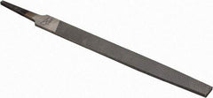 Nicholson - 6" Long, Smooth Cut, Mill American-Pattern File - Single Cut, 7/64" Overall Thickness, Tang - Caliber Tooling