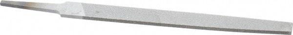 Nicholson - 6" Long, Second Cut, Flat American-Pattern File - Double Cut, 5/32" Overall Thickness, Tang - Caliber Tooling