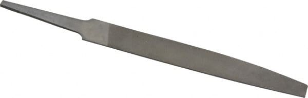 Nicholson - 4" Long, Smooth Cut, Knife American-Pattern File - Double Cut, 7/64" Overall Thickness, Tang - Caliber Tooling