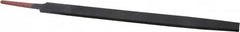 Simonds File - 10" Long, Smooth Cut, Mill American-Pattern File - Single Cut, 11/64" Overall Thickness, Tang - Caliber Tooling