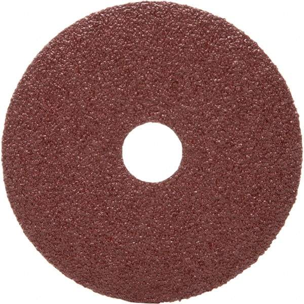 3M - 4-1/2" Diam 7/8" Hole 36 Grit Fiber Disc - Very Coarse Grade, Ceramic, 13,300 Max RPM, Series 983C - Caliber Tooling