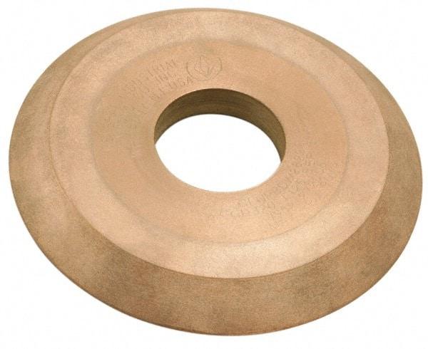 3M - 5" Diam, 1-1/4" Hole Size, 1/4" Overall Thickness, 320 Grit, Type 1 Tool & Cutter Grinding Wheel - Extra Fine Grade, Diamond, Resinoid Bond - Caliber Tooling