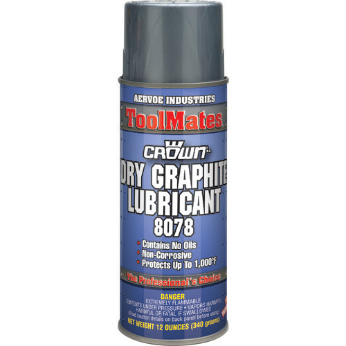 Dry Graphite Lubricant & Parting Compound - 12 oz Aerosol - Caliber Tooling