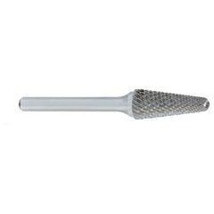 ‎SL-1 -1/4 × 5/8 LOC × 1/4 Shank × 2 OAL 14 Degree Included Angle Carbide Medium Tough Cut Burr - Caliber Tooling