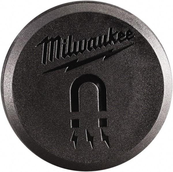 Milwaukee Tool - 1-3/4" Long x 1-3/4" Wide, Task & Machine Light Magnet - For Use with LED Stick Lights - Caliber Tooling