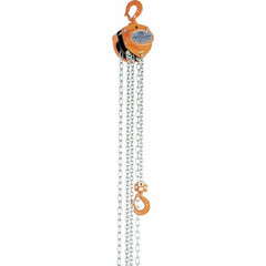 Vestil - 1,000 Lb Lifting Capacity, 15' Lift Height, Hand Hoist - Made from Chain - Caliber Tooling