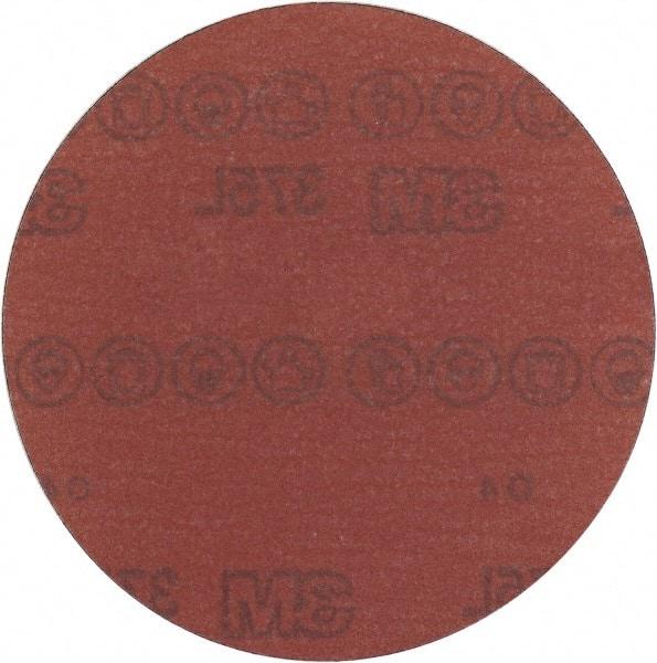 3M - 5" Diam, 1,600 Grit Aluminum Oxide Adhesive PSA Disc - Ultra Fine Grade, Reddish Brown, Film Backing, Flexible, Use with Random Orbital Sanders - Caliber Tooling