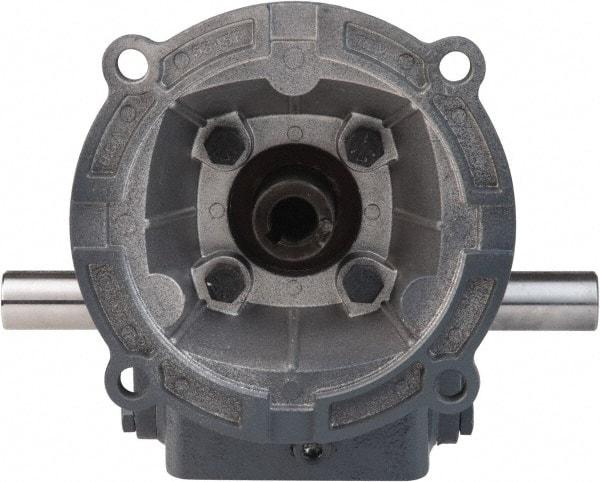 Boston Gear - 2.62 Centerline Distance, 10:1, 175 RPM Output, 3.94 Input Horsepower, 1,345 Lbs. Max Torque, Speed Reducer - Part No. F726-10-B7-H, Double Shaft Left & Right, 7/8" Bore, 5.56" High, 140TC NEMA - Caliber Tooling