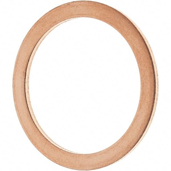 Value Collection - 7/8 SAE, 1" ID x 1-1/4" OD Oil Drain Plug Gasket - 1/16" Thick, Copper - Caliber Tooling