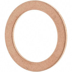 Value Collection - 1/2 SAE, 33/64" ID x 45/64" OD Oil Drain Plug Gasket - 1/32" Thick, Copper - Caliber Tooling