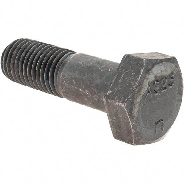 Value Collection - 7/8-9 Thread, 3" Length Under Head, Hex Head Bolt - A325 Steel, Uncoated - Caliber Tooling