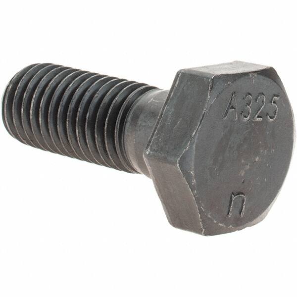 Value Collection - 5/8-11 Thread, 1-3/4" Length Under Head, Hex Head Bolt - A325 Steel, Uncoated - Caliber Tooling