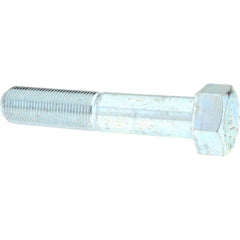 Hex Head Cap Screw: 3/4-16 x 5-1/2″, Grade 9 Alloy Steel, Zinc-Plated Clear Chromate