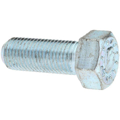 Hex Head Cap Screw: 3/8-24 x 3/4″, Grade 9 Alloy Steel, Zinc-Plated Clear Chromate