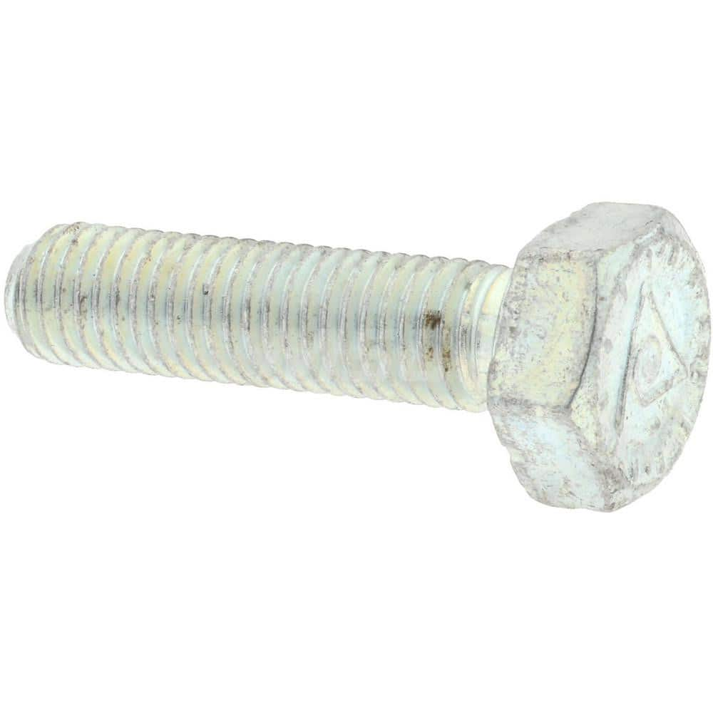 Hex Head Cap Screw: 1/4-28 x 1-1/2″, Grade 9 Alloy Steel, Zinc-Plated Clear Chromate