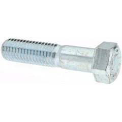 Hex Head Cap Screw: 9/16-12 x 2-1/2″, Grade 9 Alloy Steel, Zinc-Plated Clear Chromate