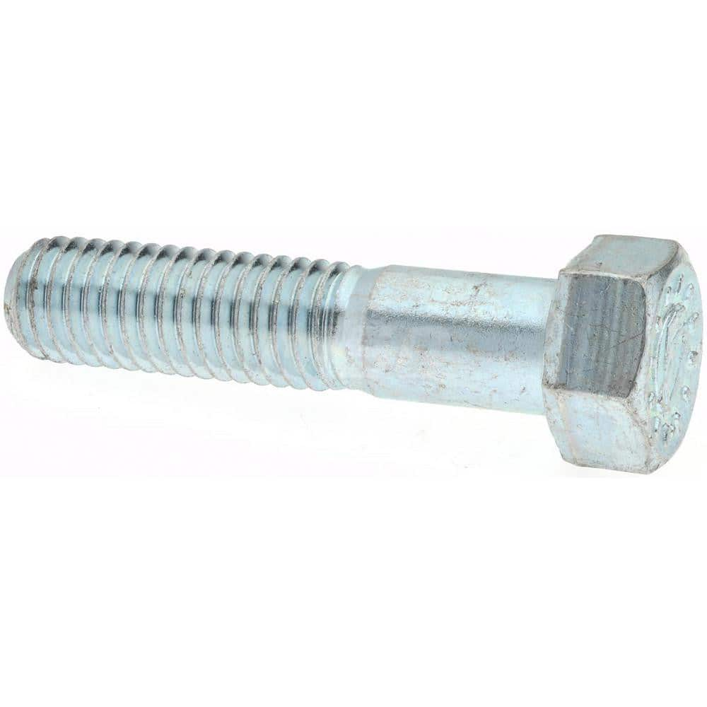 Hex Head Cap Screw: 1/2-13 x 3/4″, Grade 9 Alloy Steel, Zinc-Plated Clear Chromate