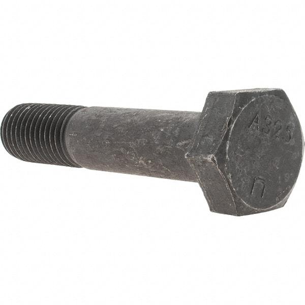 Value Collection - 7/8-9 Thread, 4-1/4" Length Under Head, Hex Head Bolt - A325 Steel, Uncoated - Caliber Tooling